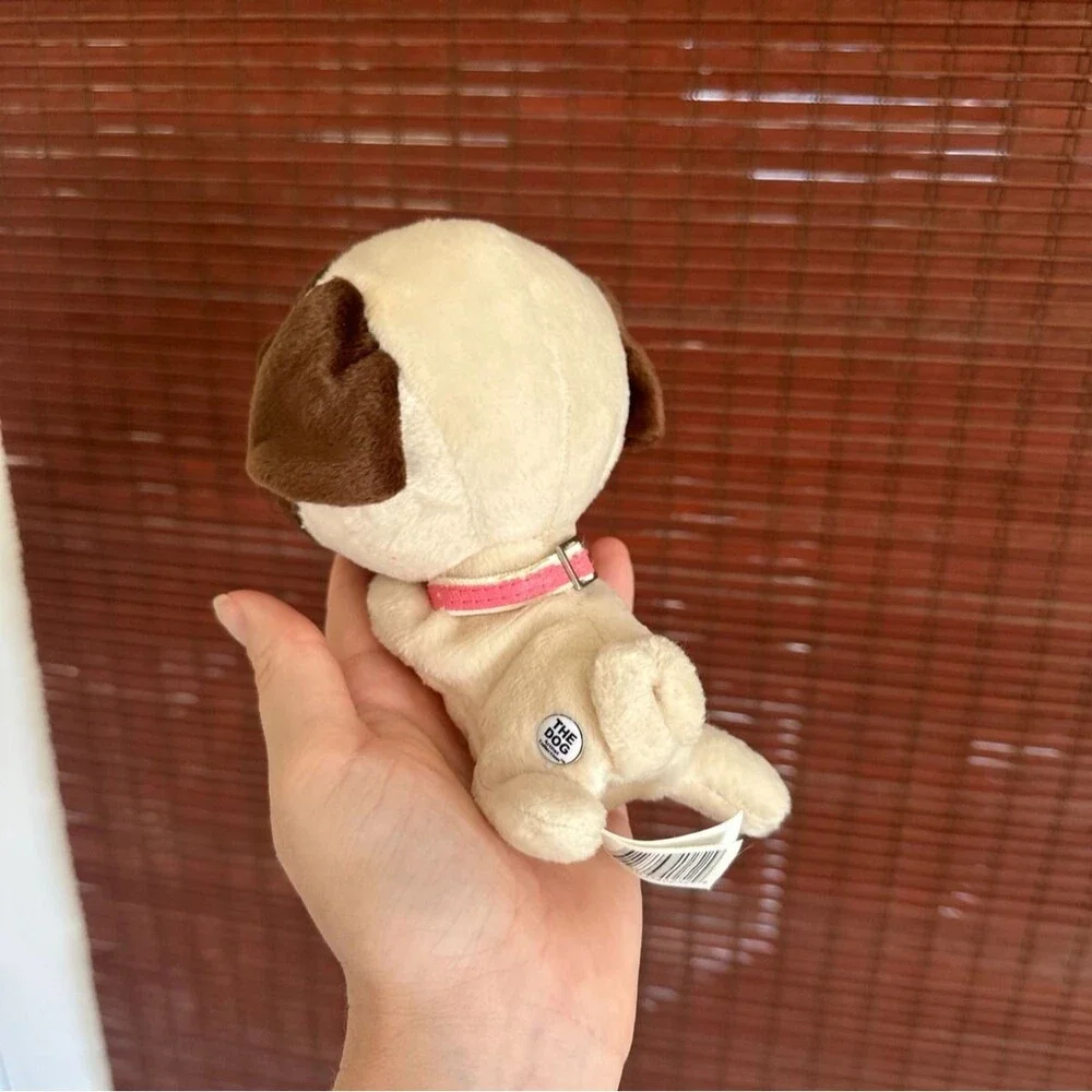 The Dog Artist 2002 Pug Bulldog Dog  Plush Stuffed Toy